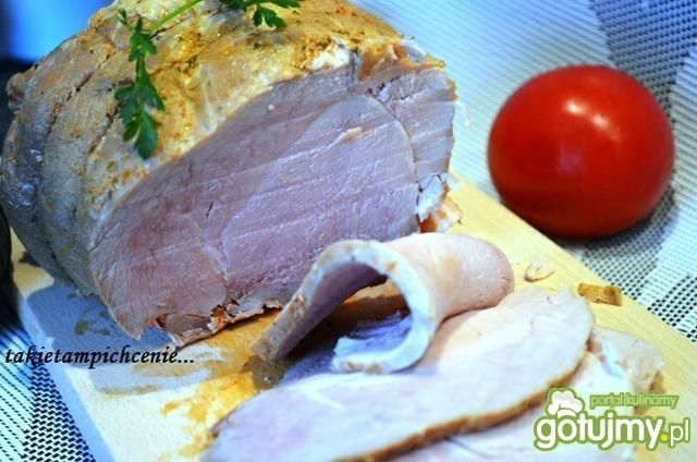 Szynka do chleba  w ziołach Szynka do chleba  w ziołach