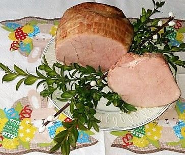 Szynka gotowana w piwie i miodzie Szynka gotowana w piwie i miodzie
