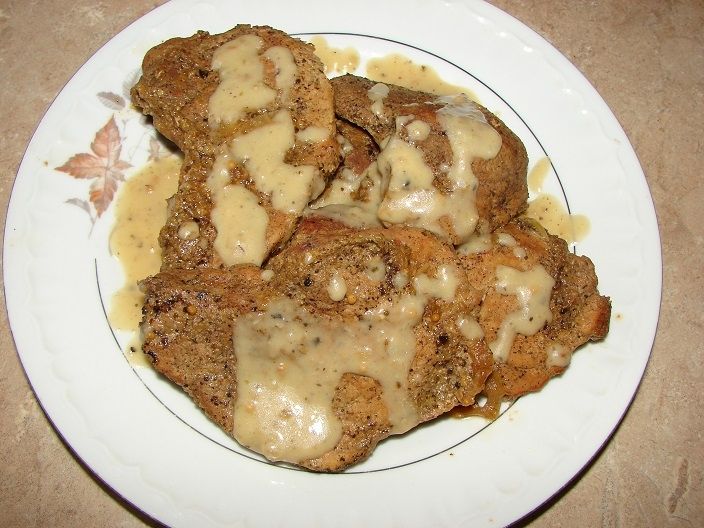 Szynka marynowana w sosie musztardowym Szynka marynowana w sosie musztardowym