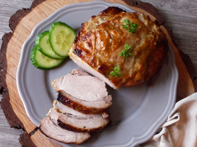 Szynka miodowo-musztardowa