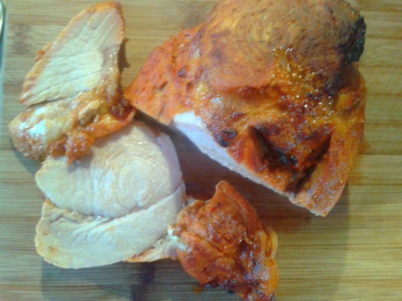 Szynka pieczona w harissie