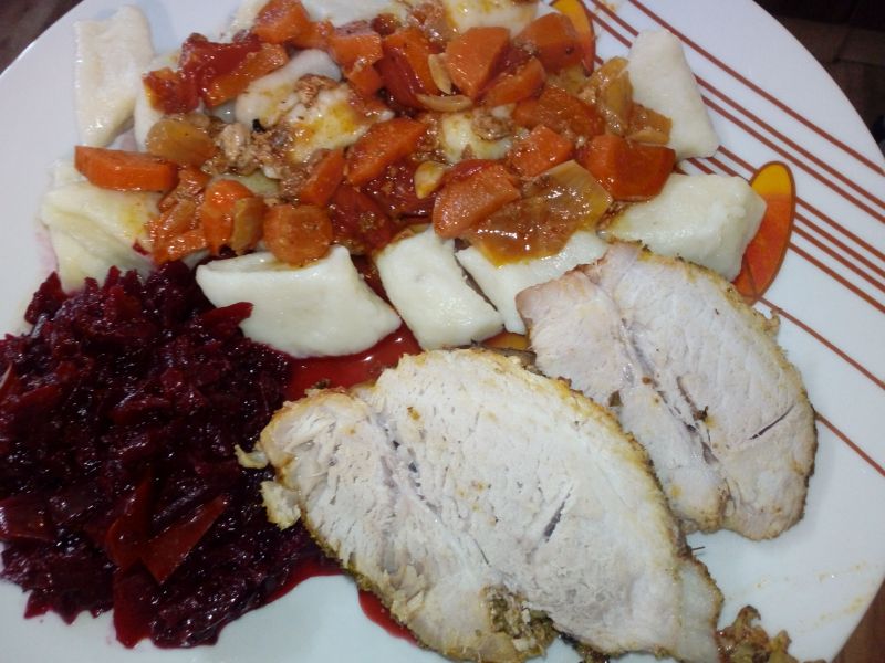 Szynka pieczona w pomidorach Szynka pieczona w pomidorach