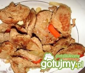 Szynka w marynacie miodowej z papryką Szynka w marynacie miodowej z papryką