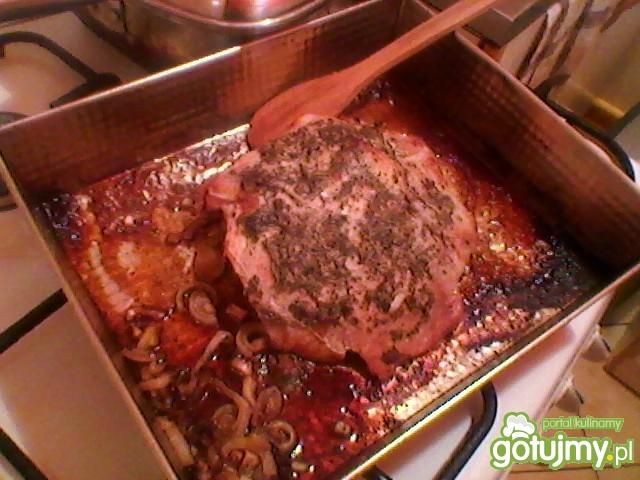 Szynka w musztardzie z pietruszką Szynka w musztardzie z pietruszką