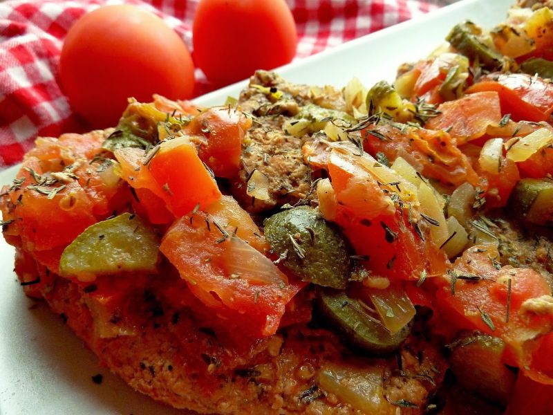 Szynka w pomidorach na sposób śródziemnomorski