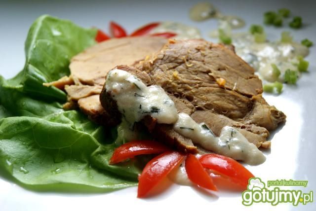 Szynka w sosie chrzanowo-koperkowym 