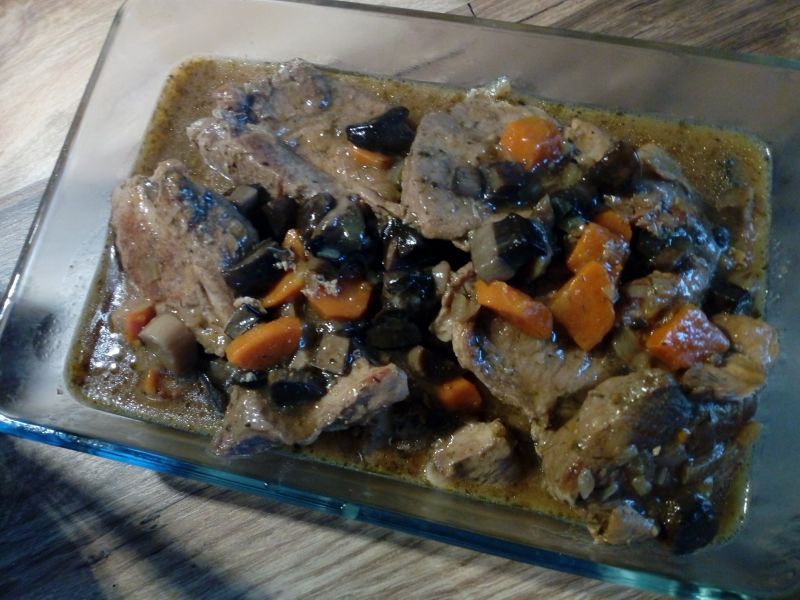 Szynka w sosie grzybowym