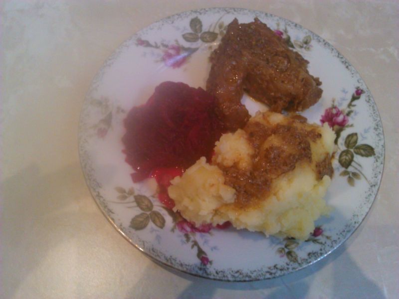 Szynka w sosie winnym