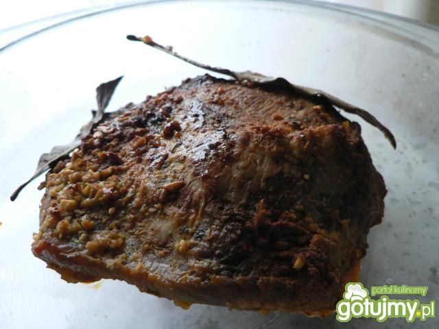 Szynka wieprzowa z prażoną cebulką