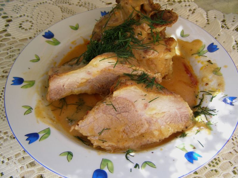 Szynka z kością z szybkowara do pieczywa Szynka z kością z szybkowara do pieczywa