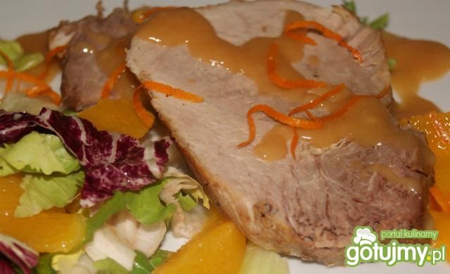 Szynka z sosem pieczeniowo-pomarańczowym Szynka z sosem pieczeniowo-pomarańczowym