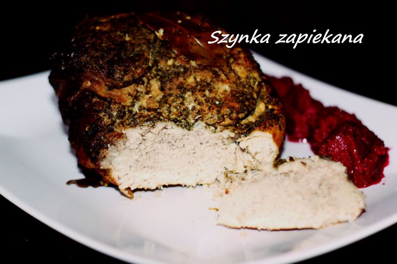 Szynka zapiekana w sosie