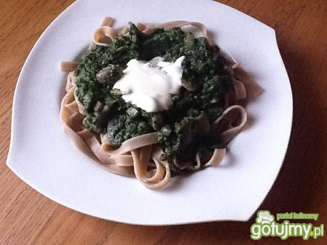 Tagiatelle ze szpinakiem Tagiatelle ze szpinakiem