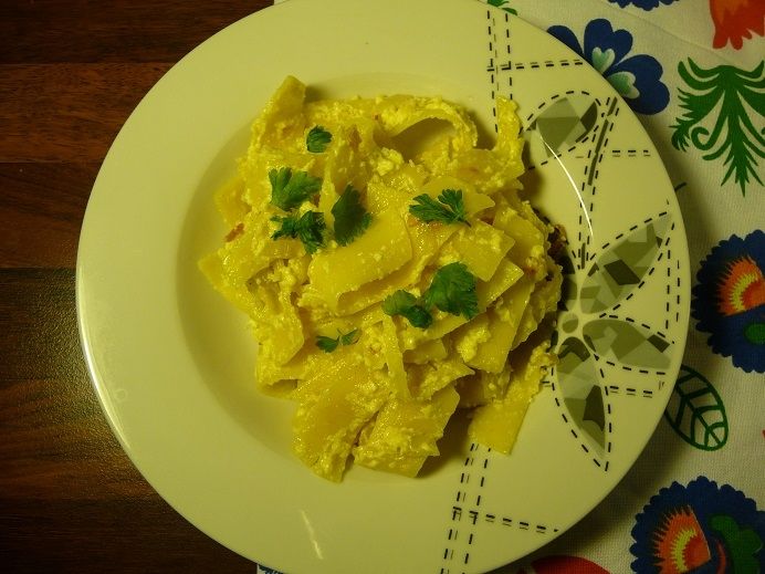 Tagliatelle à la carbonara  Tagliatelle à la carbonara