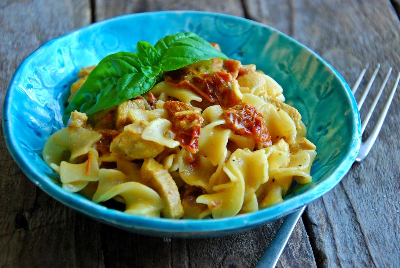 Tagliatelle z kurczakiem