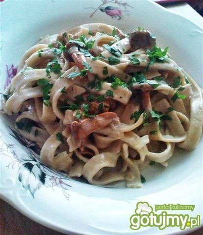 Tagliatelle z kurkami  Tagliatelle z kurkami