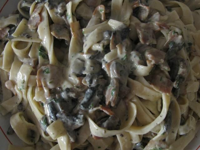 Taillateles z grzybkami