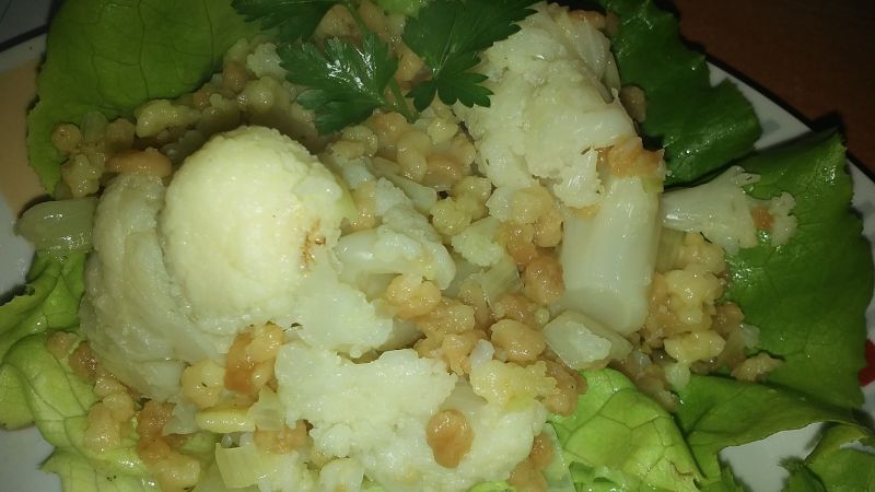 Tarhonya z kalafiorem Tarhonya z kalafiorem