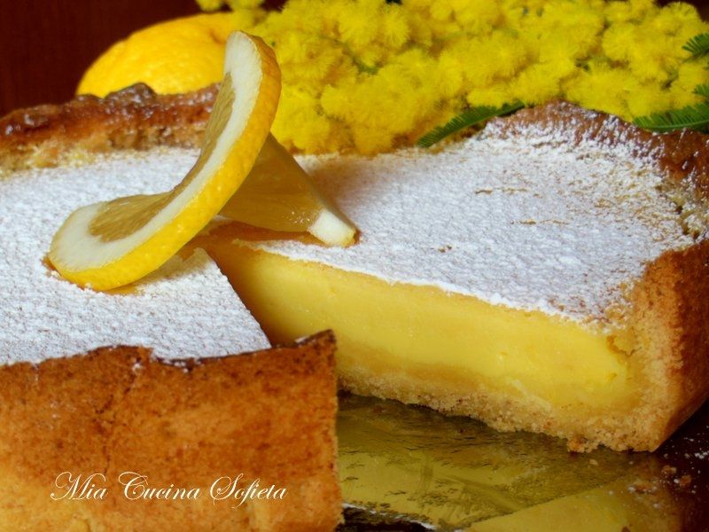 Tarta cytrynowa na kruchym cieście