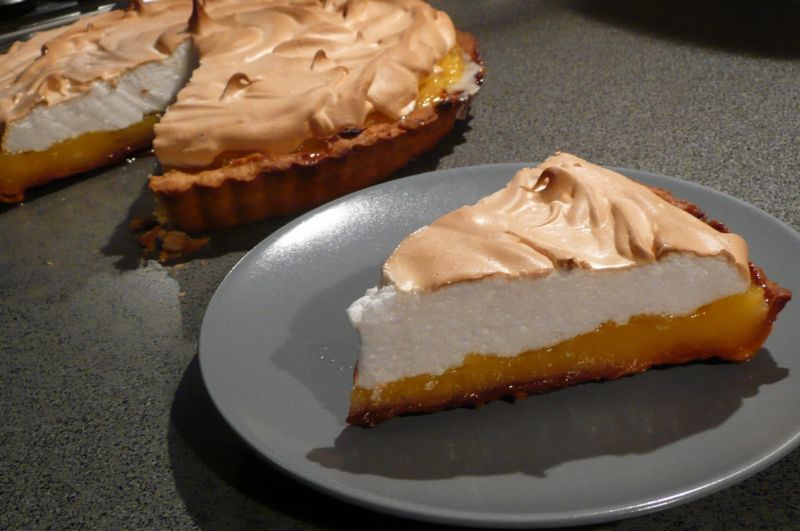 Tarta cytrynowa z pianką Tarta cytrynowa z pianką