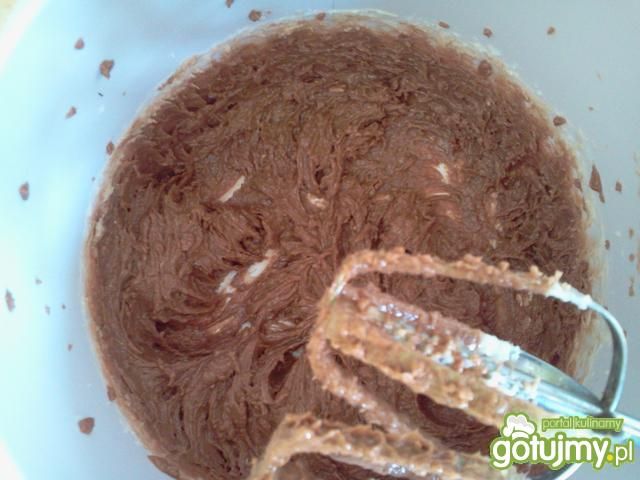 Tarta czekoladowa z brzoskwinią 