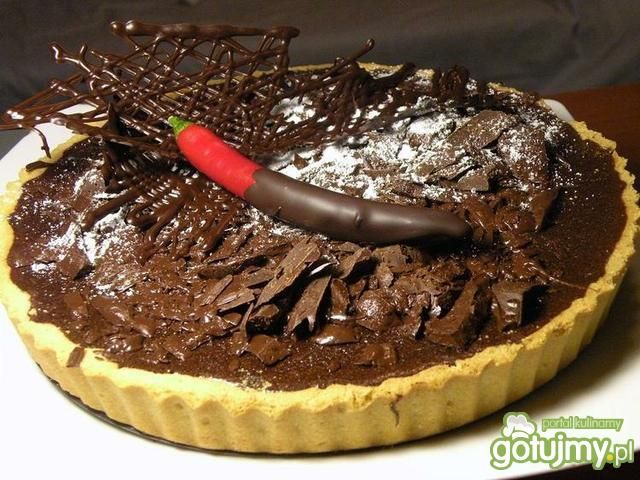 Tarta czekoladowa z chili Tarta czekoladowa z chili