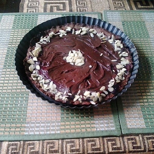 Tarta czekoladowa z ganache i dżemem  Tarta czekoladowa z ganache i dżemem