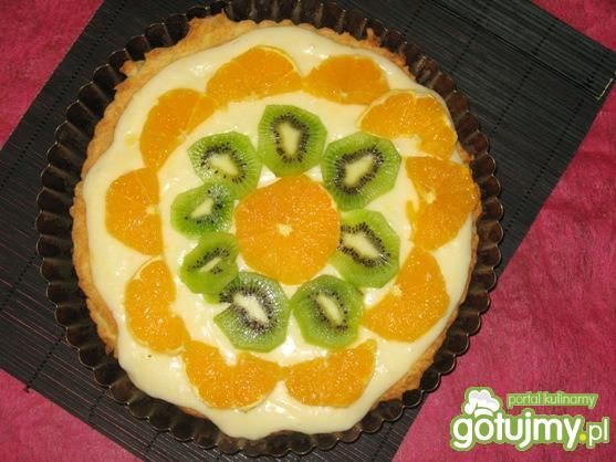 Tarta dessous z pomarańczami