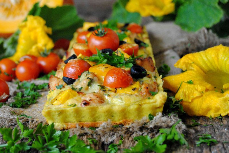 Tarta dyniowa z filetem Tarta dyniowa z filetem