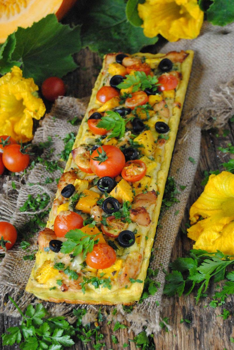 Tarta dyniowa z filetem Tarta dyniowa z filetem