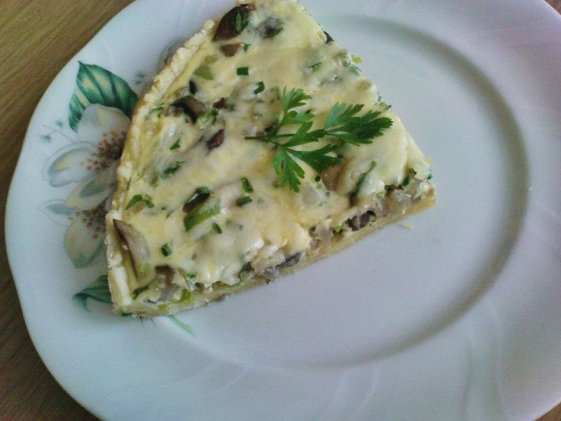 Tarta grzybowo-porowa Tarta grzybowo-porowa