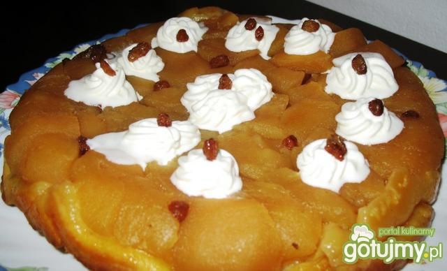 Tarta jabłkowa z karmelem Tarta jabłkowa z karmelem