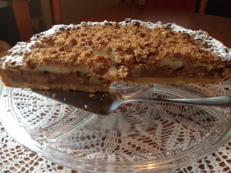 Tarta jabłkowa z pianką