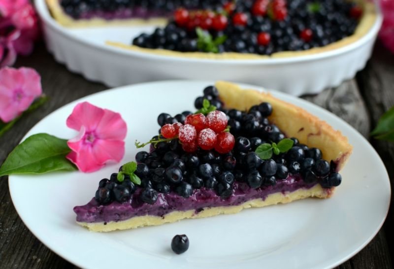 Tarta jagodowa z kremem budyniowym