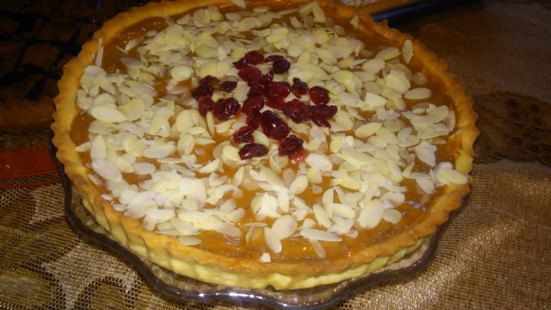 Tarta kajmakowa z migadałami