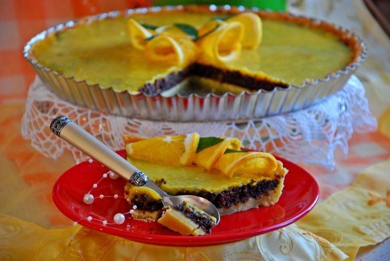 Tarta makowo- pomarańczowa Tarta makowo- pomarańczowa
