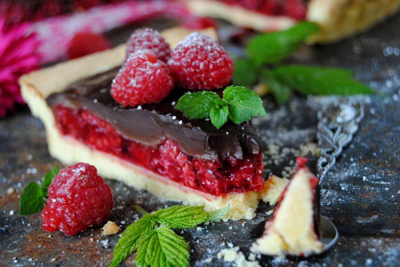 Tarta malinowo- czekoladowa Tarta malinowo- czekoladowa