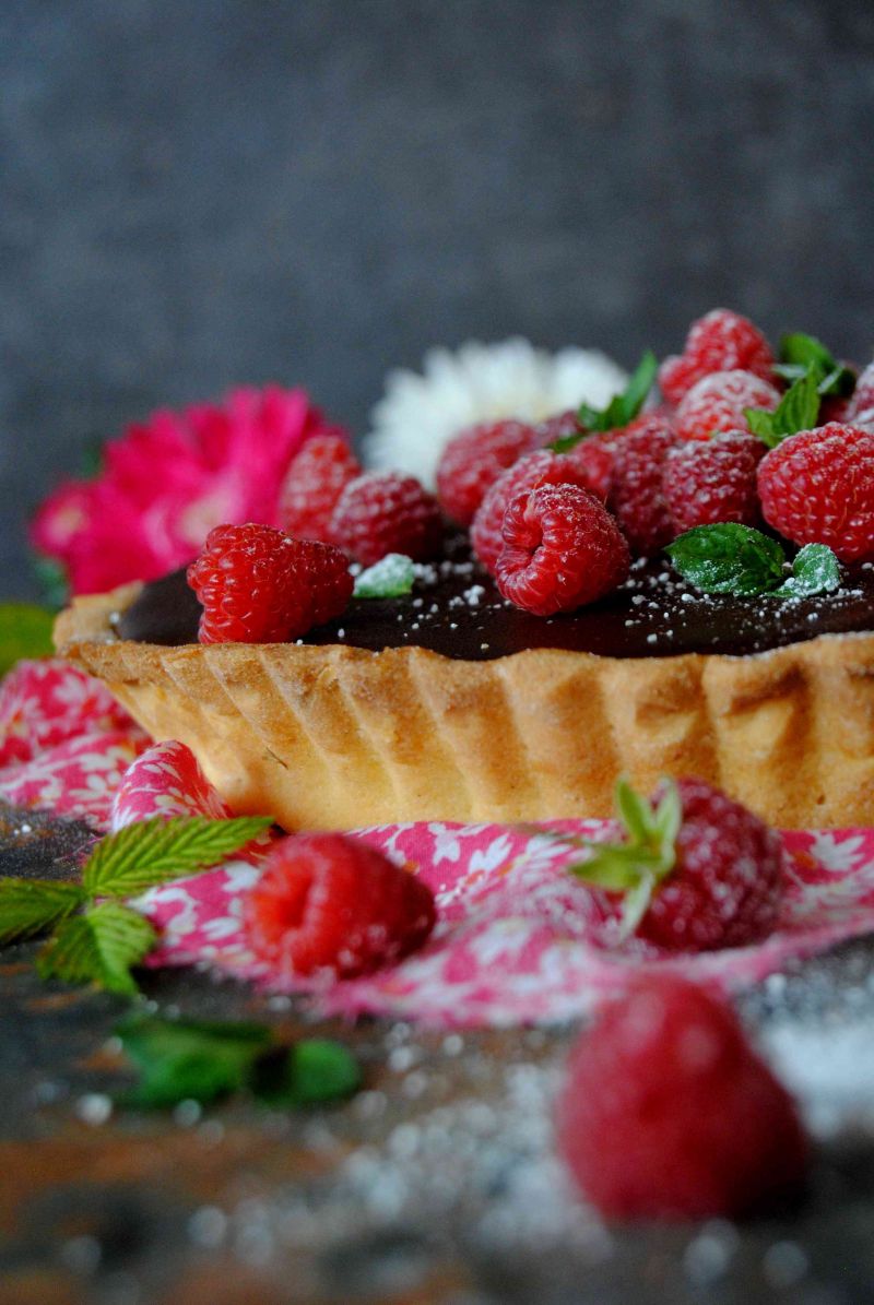 Tarta malinowo- czekoladowa Tarta malinowo- czekoladowa