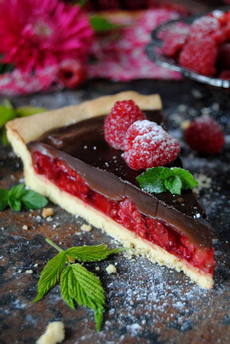 Tarta malinowo- czekoladowa Tarta malinowo- czekoladowa