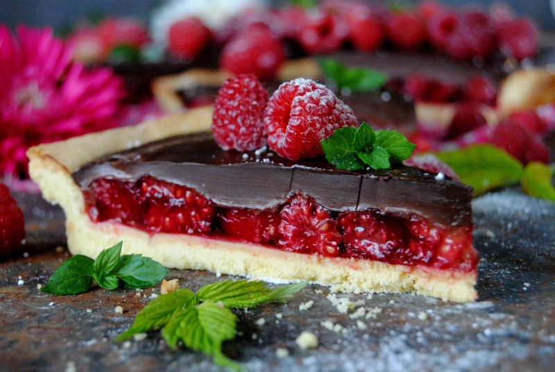 Tarta malinowo- czekoladowa Tarta malinowo- czekoladowa