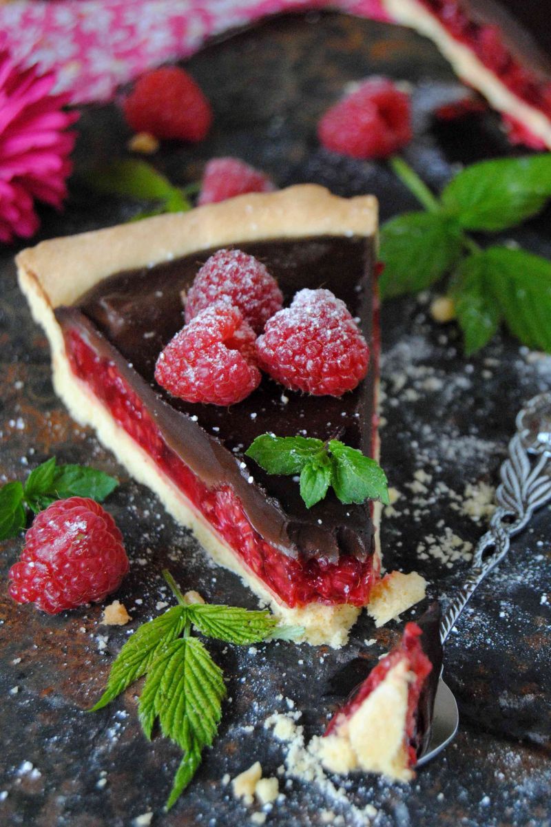 Tarta malinowo- czekoladowa Tarta malinowo- czekoladowa