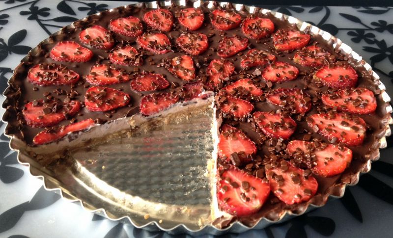 Tarta Monte z truskawkami Tarta Monte z truskawkami
