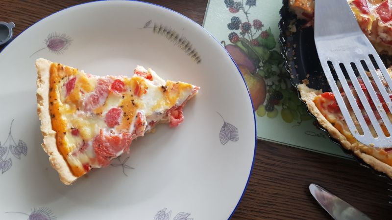 Tarta paprykowo-pomidorowa Tarta paprykowo-pomidorowa