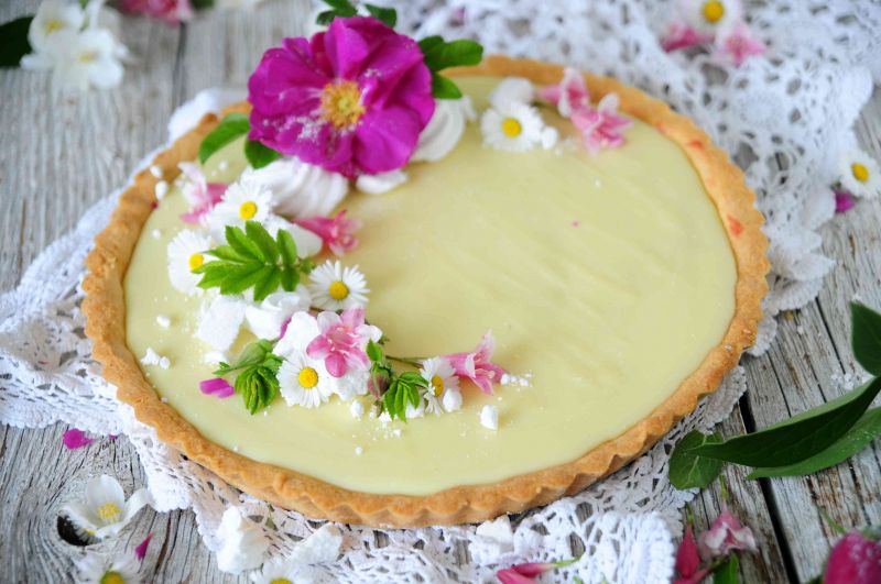 Tarta rabarbarowo- czekoladowa