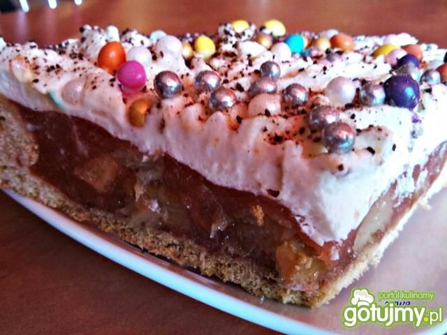 Tarta rabarbarowo truskawkowa