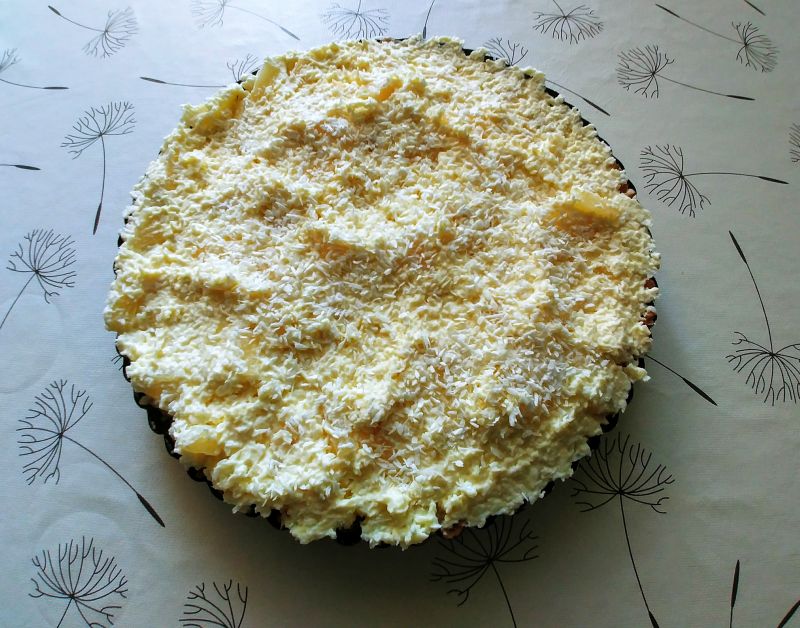 Tarta raffaello z ananasem Tarta raffaello z ananasem