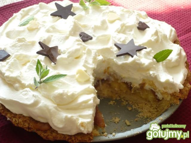 Tarta śmietanowo-bananowa Tarta śmietanowo-bananowa