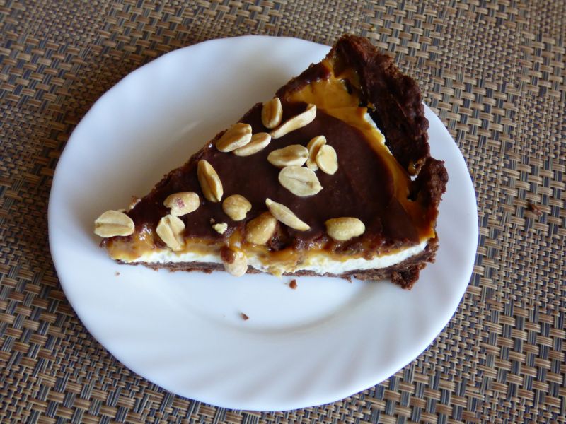 Tarta Snickers
