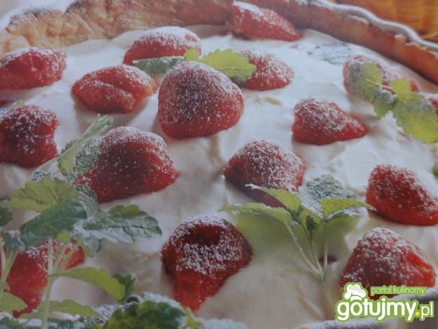 Tarta truskawkowo - cytrynkowa