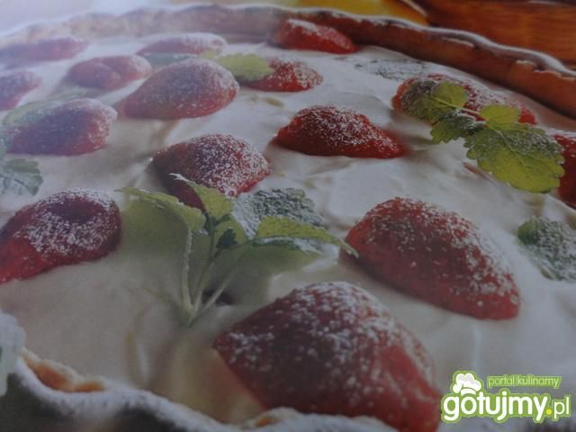 Tarta truskawkowo - cytrynkowa